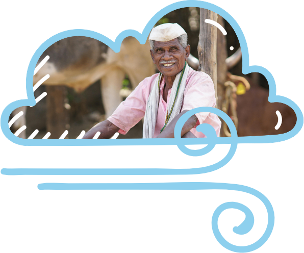 Indian farmers benefiting from sustainable agriculture initiatives