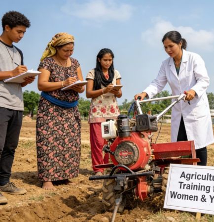 Farmer training and agricultural capacity building programs by Meghdoot