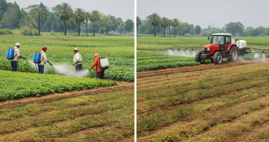 Modern farm equipment supporting smallholder farmers through mechanisation services