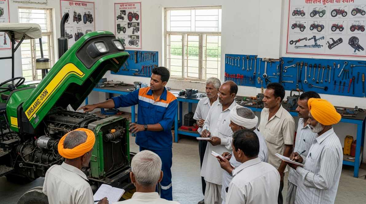 Farmer training and agricultural skill building programs for rural communities