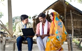 Meghdoot professionals working on farmer first AgriTech and climate intelligence initiatives