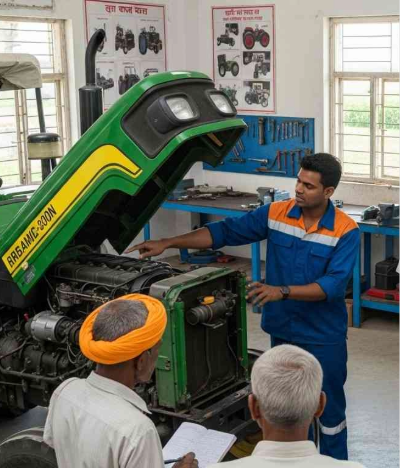 Meghdoot team collaborating with farmers to build climate smart digital agriculture solutions