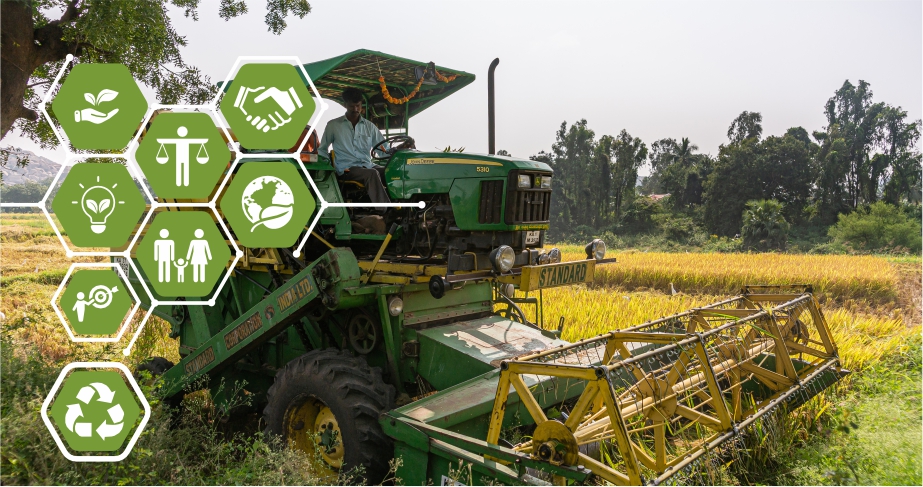 Agricultural mechanisation improving farming efficiency and productivity